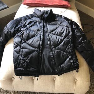 The North Face Women’s shiny black coat